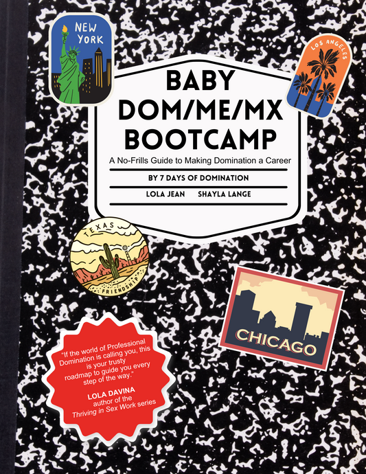 PRE ORDER Baby Dom/me/mx Bootcamp Self-Study Workbook: 3rd Edition